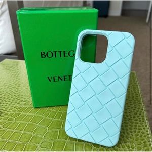 Bottega Veneta iPhone 13 Pro Phone case in Pale blue